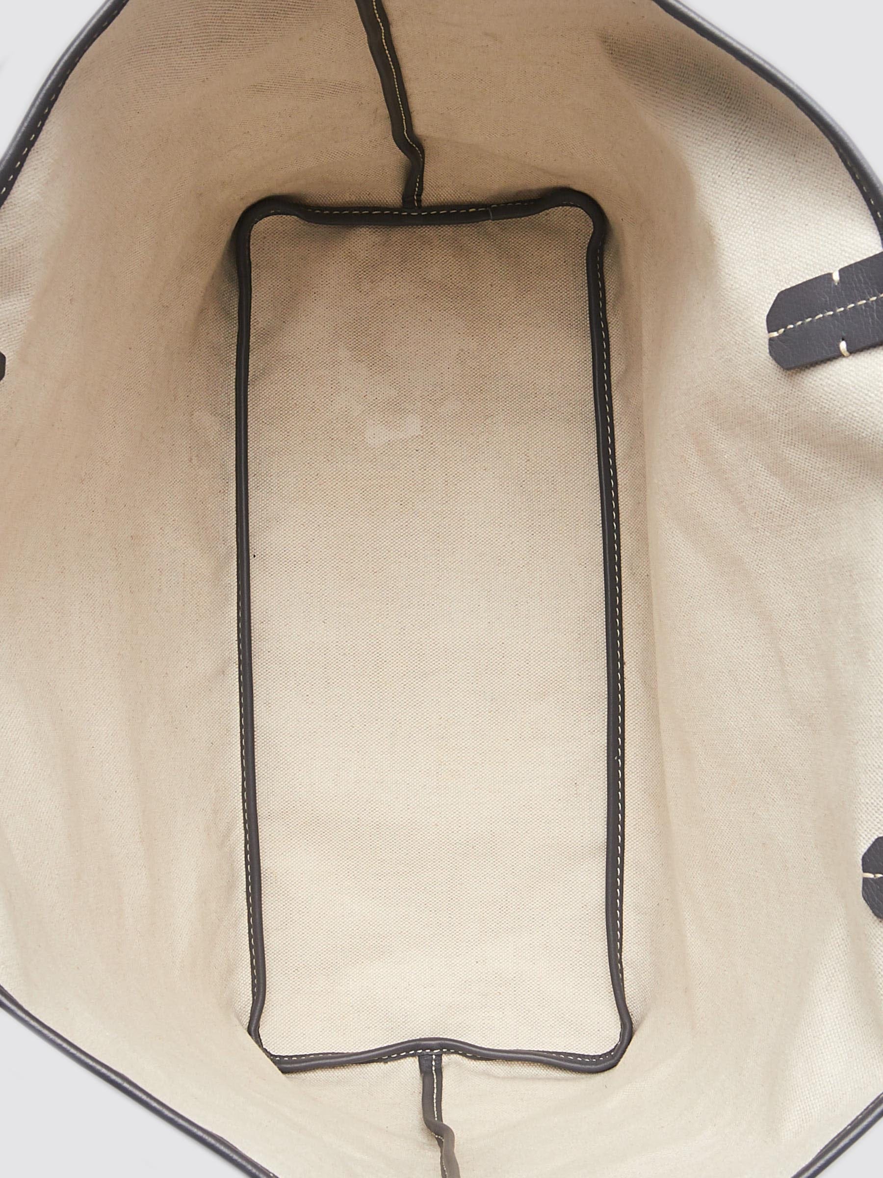 Goyard Grey Monogram Chevron St Louis PM Tote Bag with Pouch 917gy33