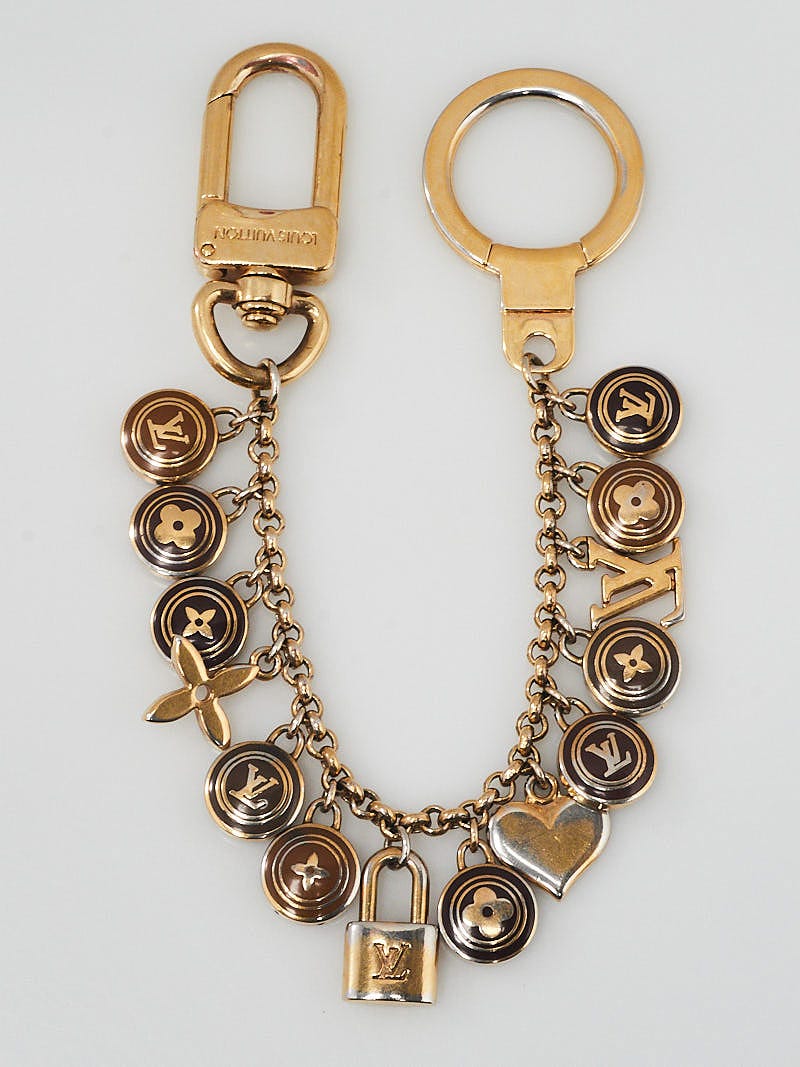 Louis Vuitton Metal Enamel Pastilles Key Chain Bag Charm