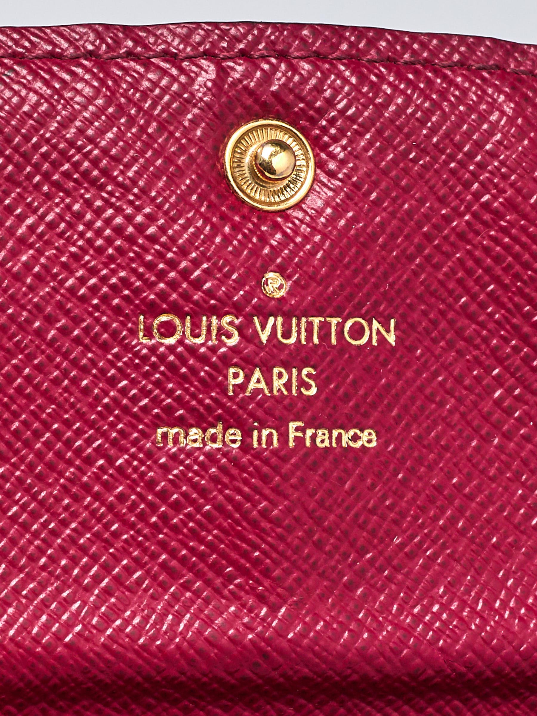 Louis Vuitton Monogram Canvas Fuchsia Emilie Wallet - Yoogi's Closet
