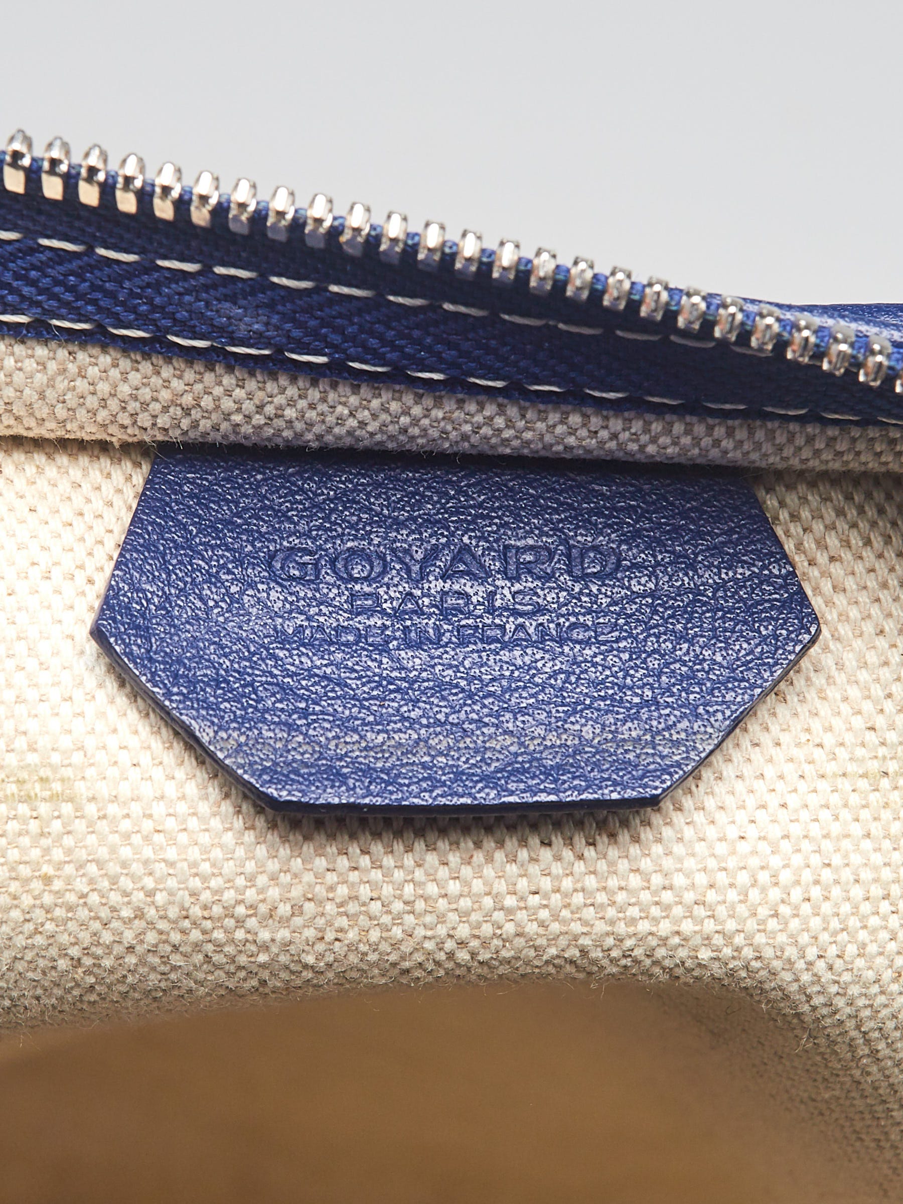Pre-owned Authentic GOYARD Grenadine Hobo Shoulder Bag - Light Blue