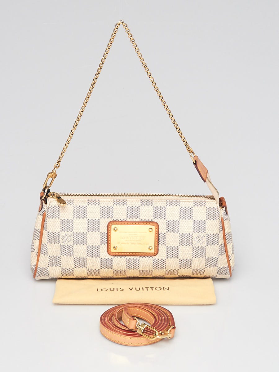 Louis Vuitton Damier Canvas Eva Clutch Bag - Yoogi's Closet