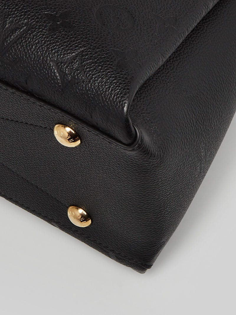 Louis Vuitton Black Monogram Empreinte Leather George MM Bag – Italy Station