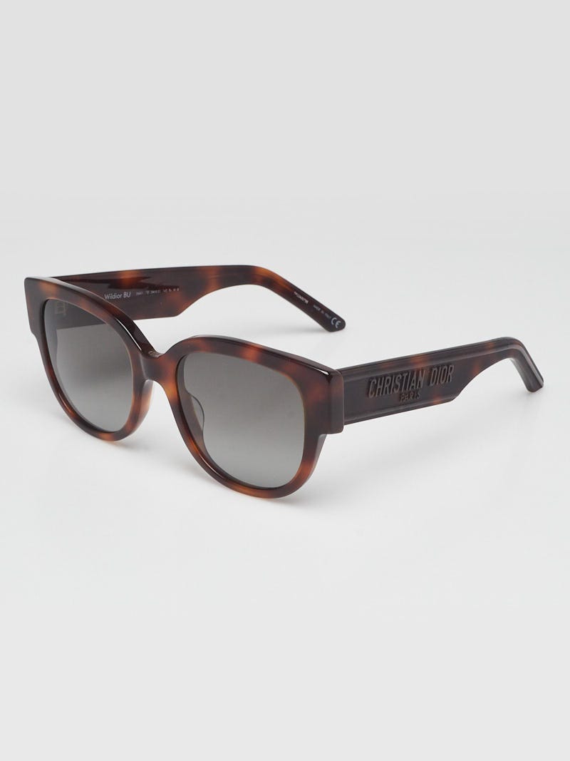 希少 黒入荷！ Shell Tortoise Dior Christian Acetate Wildior Round 小物
