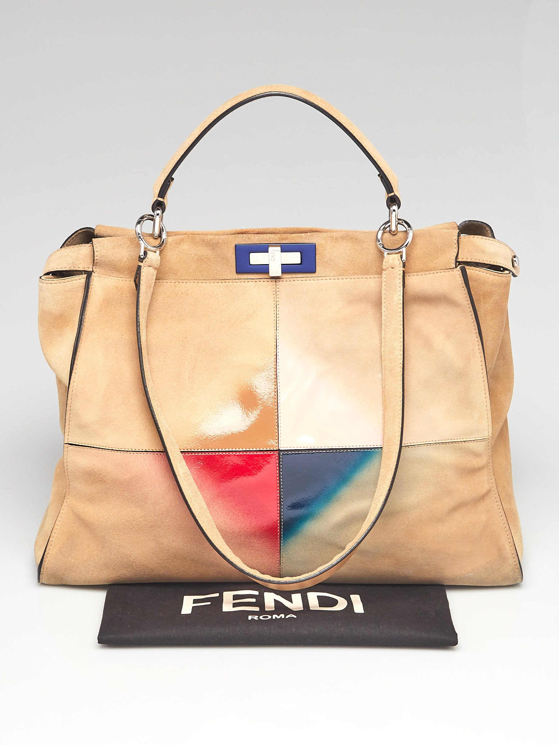 Fendi best sale peekaboo suede