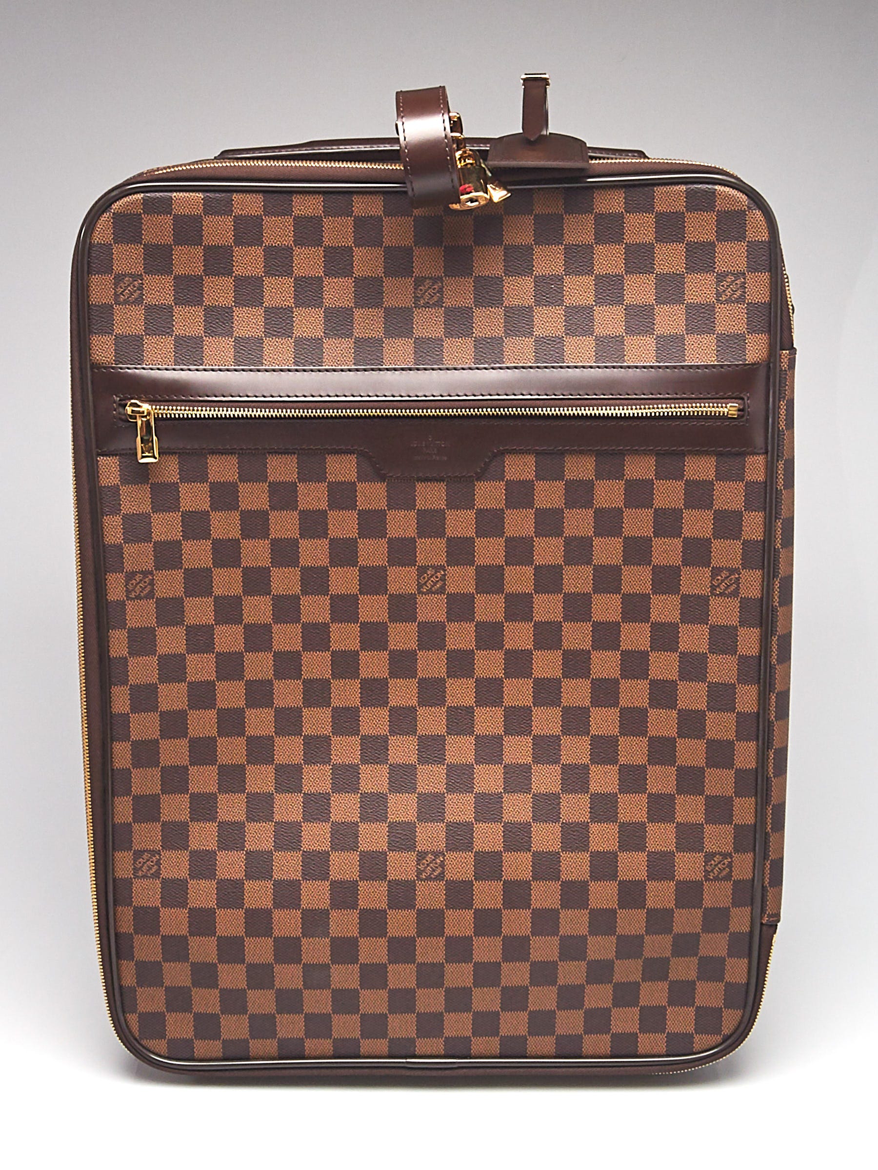 Louis Vuitton Damier Coated Canvas Pegase 55 Suitcase - Yoogi's Closet