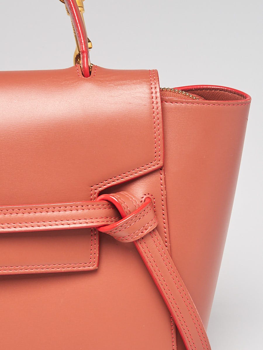 Celine Nano Belt Brown Leather Bag