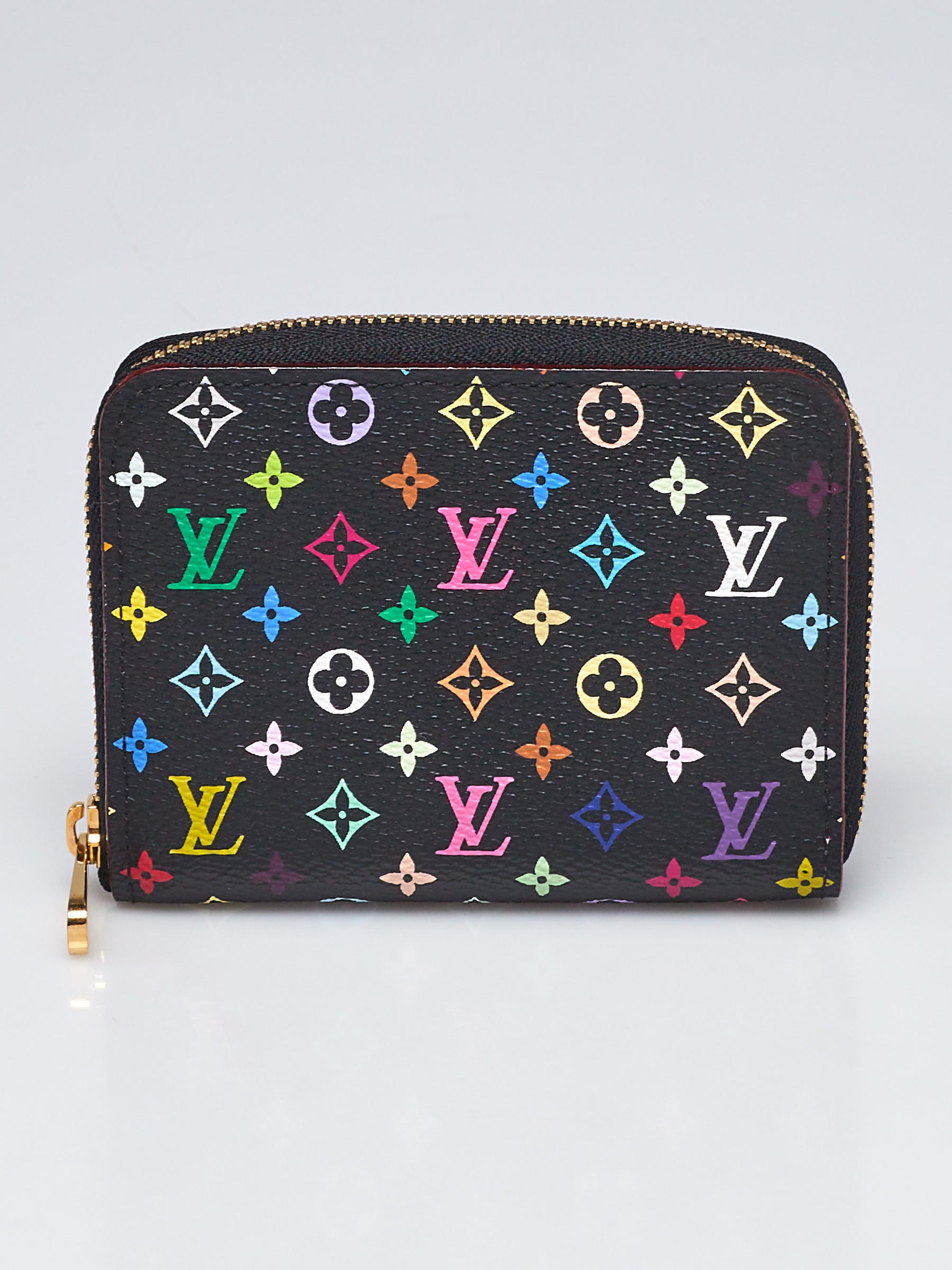 Louis Vuitton Black Monogram Multicolore Grenade Zippy Coin Purse - Yoogi's  Closet