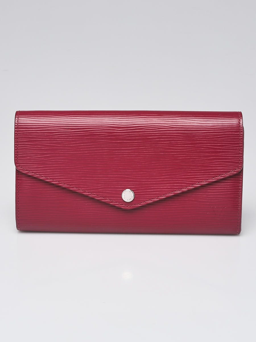 Louis Vuitton, Bags, Authentic Louis Vuitton Sarah Epi Leather Wallet  Fuchsia