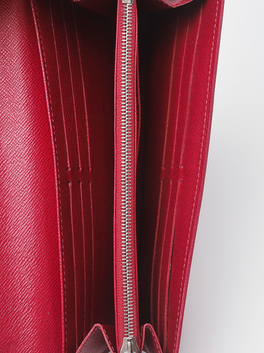 Louis Vuitton, Bags, Louis Vuitton Red Epi Leather Sarah Nm3 Wallet