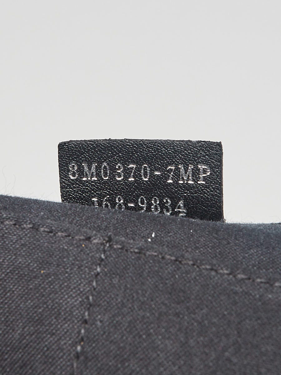 FENDI 8M0370 Karl Lagerfeld Karito Clutch bag Leather Black/SilverHardware
