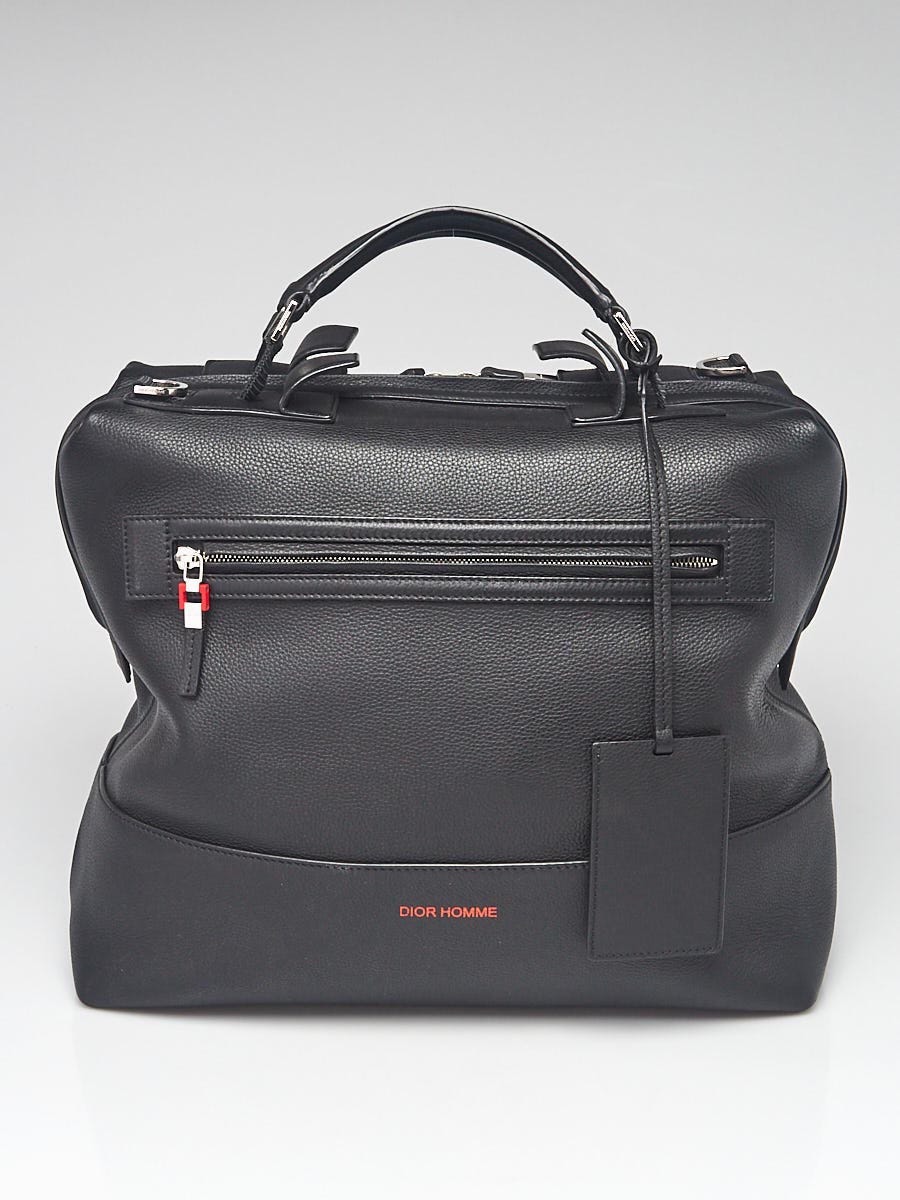 Dior Authenticated Leather Travel Bag