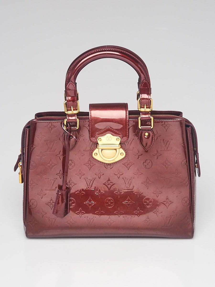 Louis Vuitton Rouge Fauviste Monogram Vernis Melrose Avenue Bag at 1stDibs