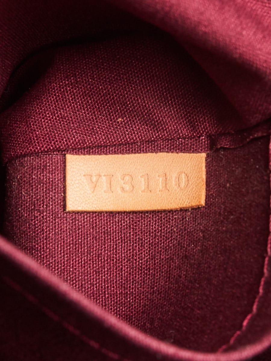 Louis Vuitton Rouge Fauviste Monogram Vernis Melrose Avenue Bag at 1stDibs