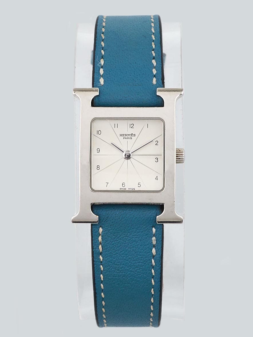 Hermes Heure H Watch Blue Jean