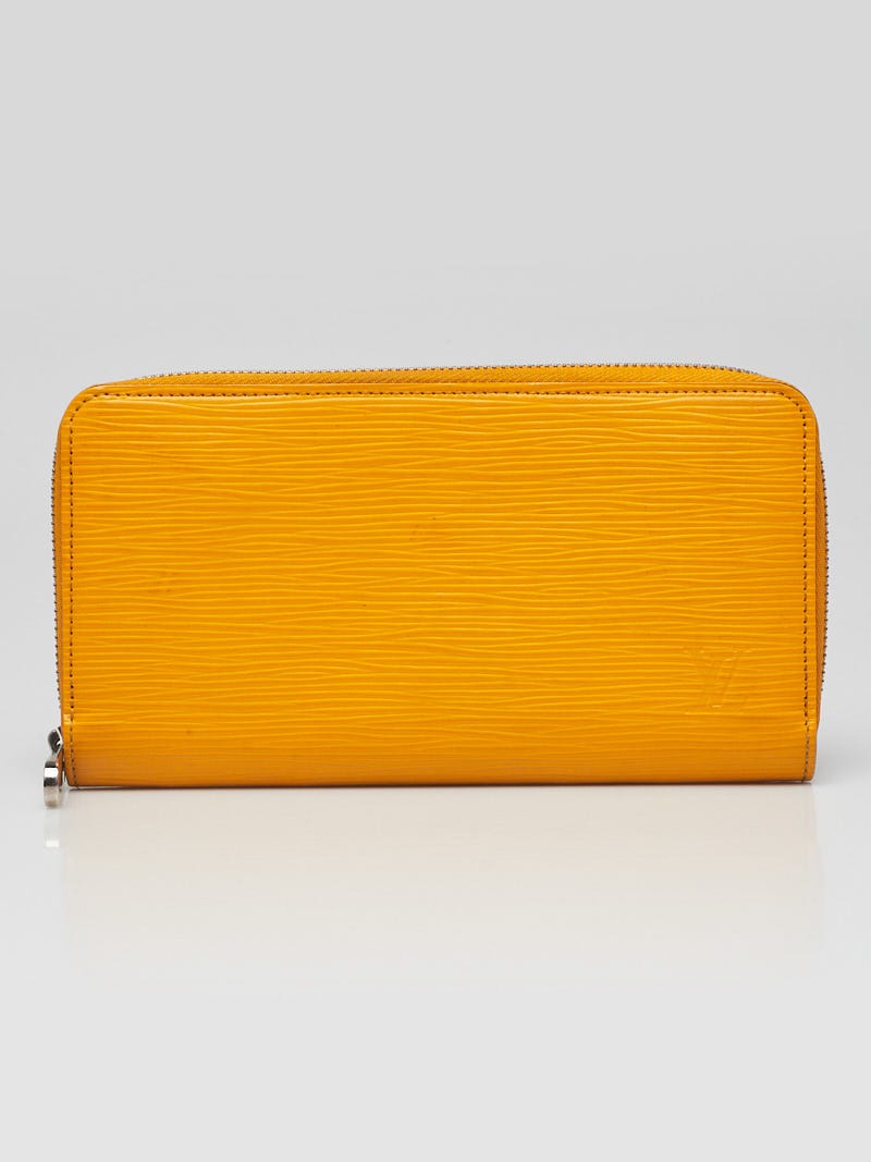 Louis Vuitton Orange Epi Leather Zippy Wallet Louis Vuitton
