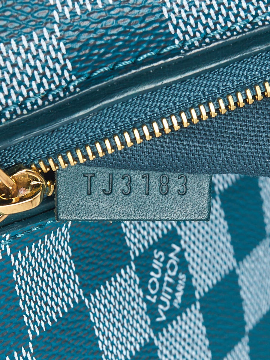 Auth Louis Vuitton Damier Couleur Mobiel Handbag Shoulder Bag Cyan -  e51551a