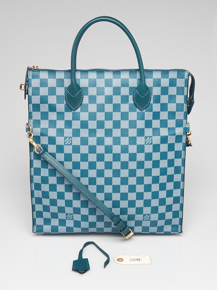 [ルイヴィトン]M56372 SEASIDE BLUE Louis Vuitton Cyan Damier Couleur Canvas Mobil Bag | Yoogi's