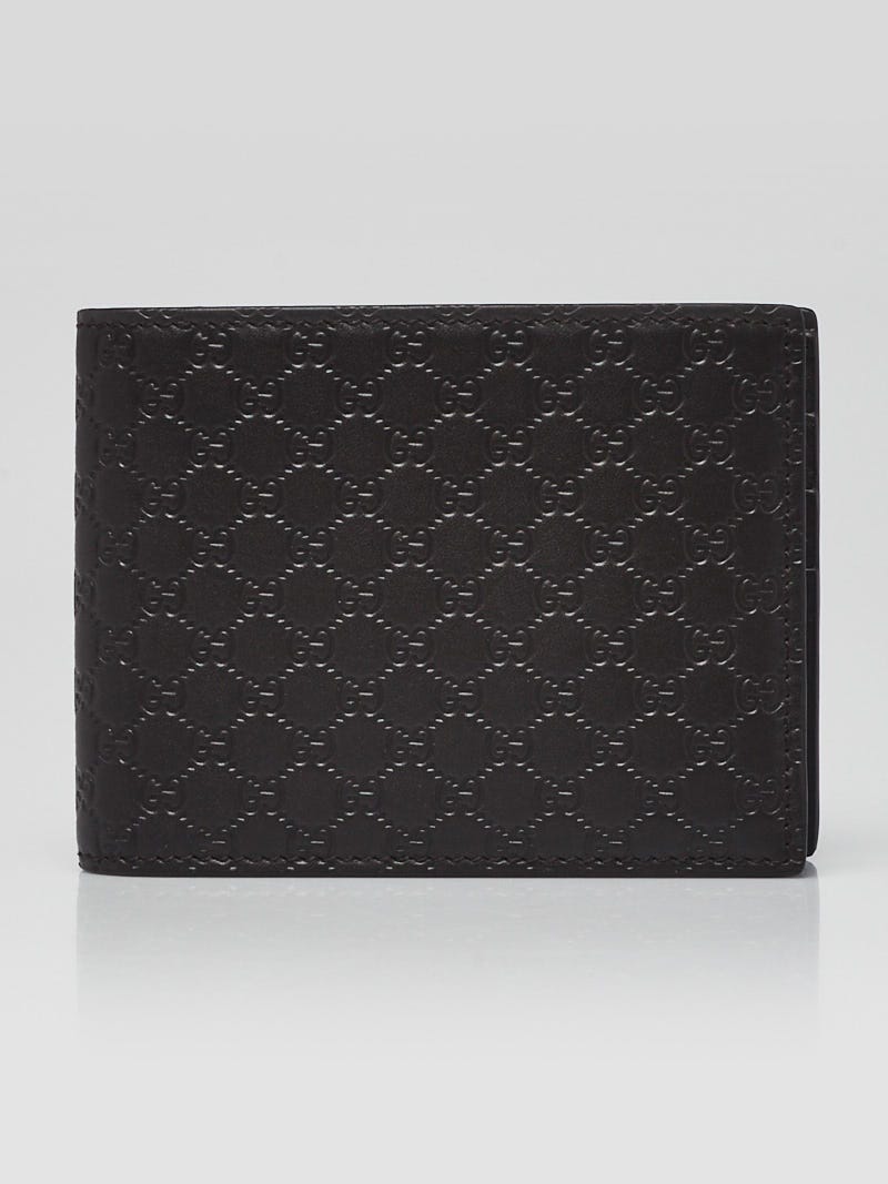 Gucci, Bags, Gucci Money Clip Wallet In Black Guccissima Leather