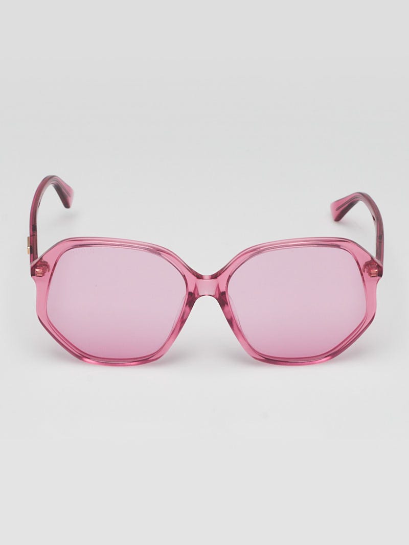Beauty GUCCI sunglasses sunglasses pink clear unisex GG2933
