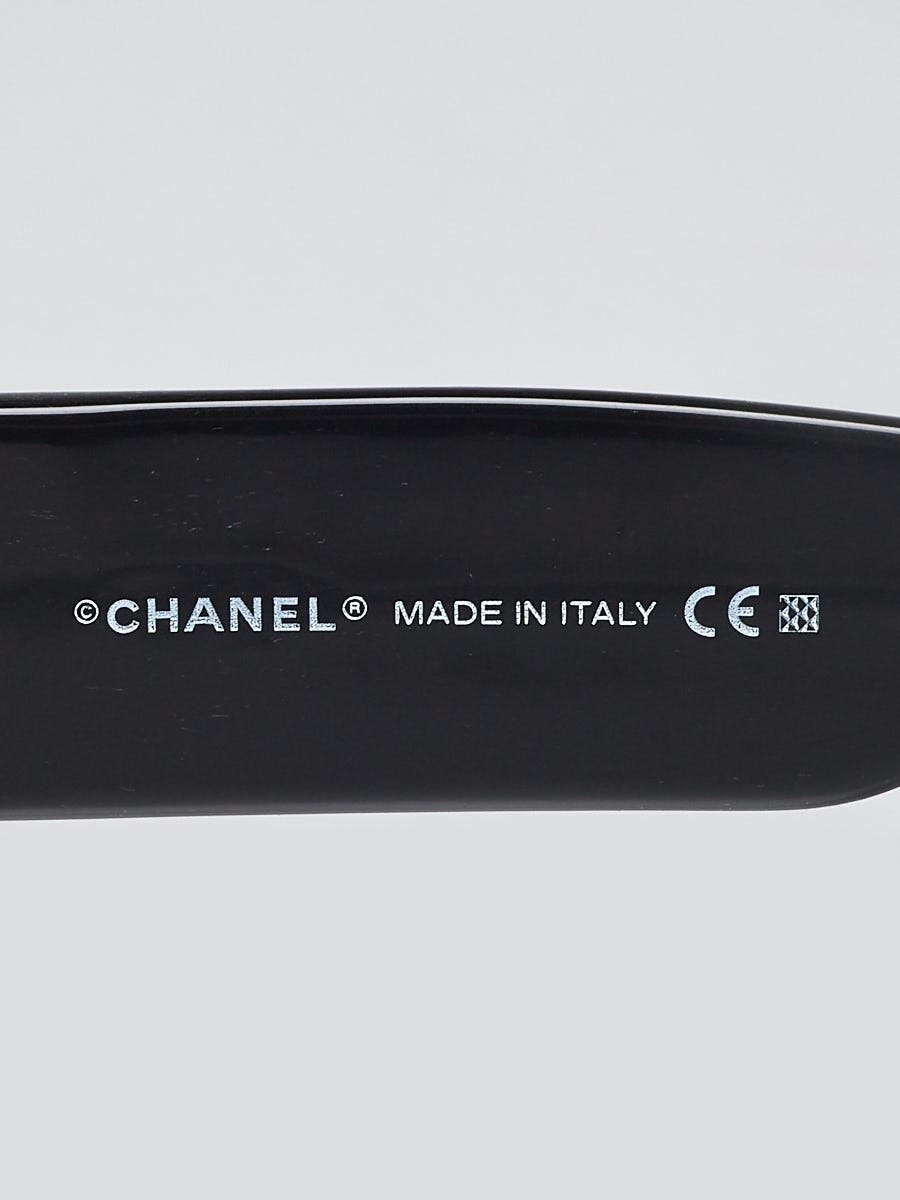 Chanel Black Quilted Frame CC Logo Sunglasses-5099 | Yoogi's Closet