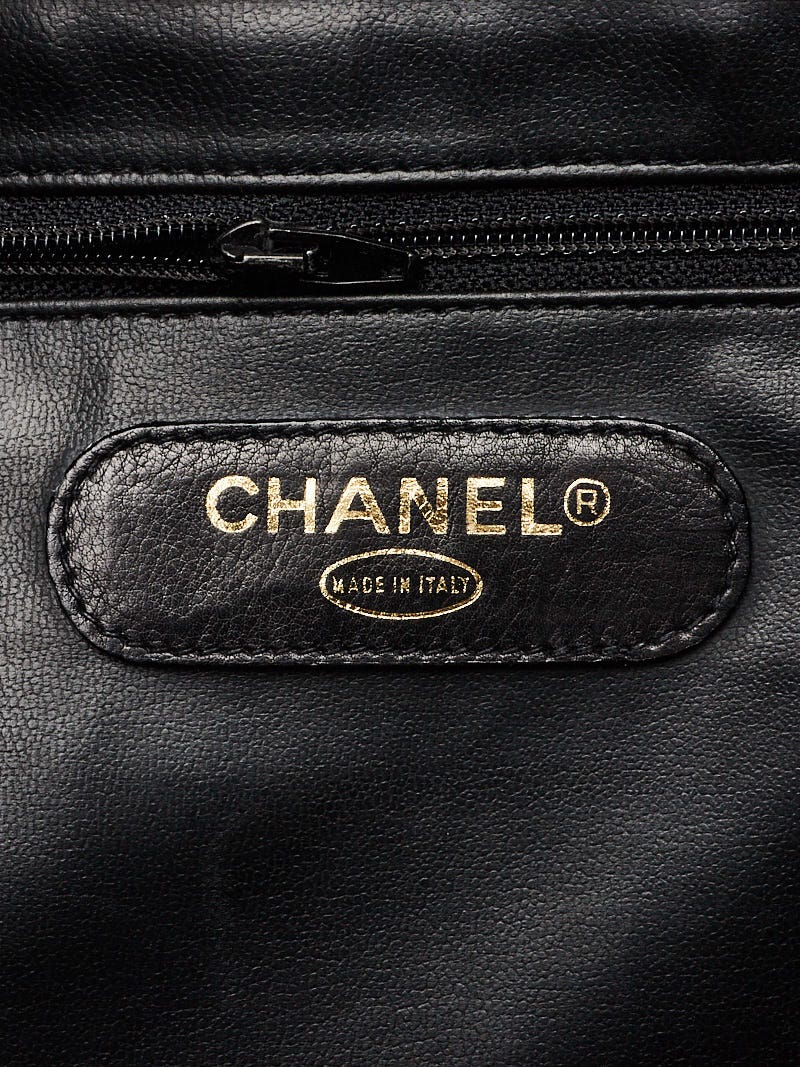 Chanel Black Quilted Leather XL Weekender Bag - Yoogi's Closet
