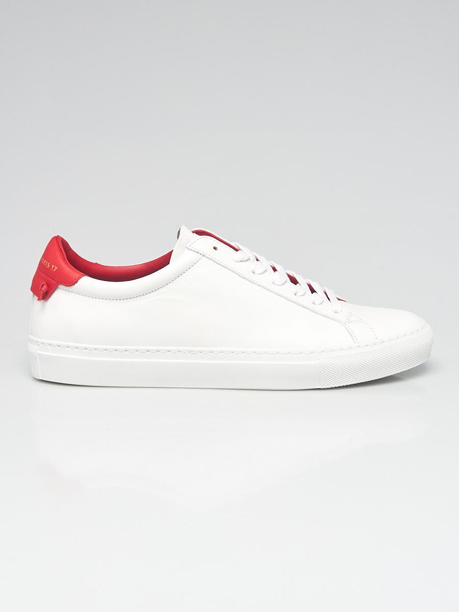 Givenchy white & 2025 red urban knots sneakers