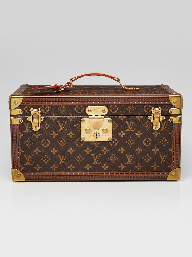 Authentic Louis Vuitton Boite Flacons Vanity Case Vintage Monogram Travel 1