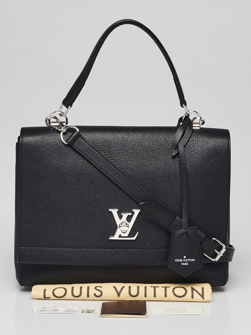 Louis Vuitton Black Veau Cashemire Soft Lockit MM ○ Labellov ○ Buy and Sell  Authentic Luxury