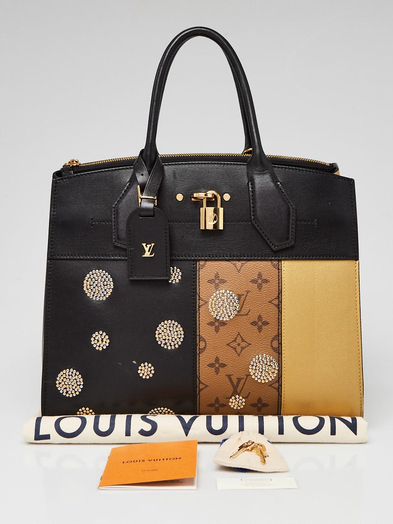Louis Vuitton Limited Edition Monogram Reverse Canvas Night Light Steamer  MM Bag w o Strap