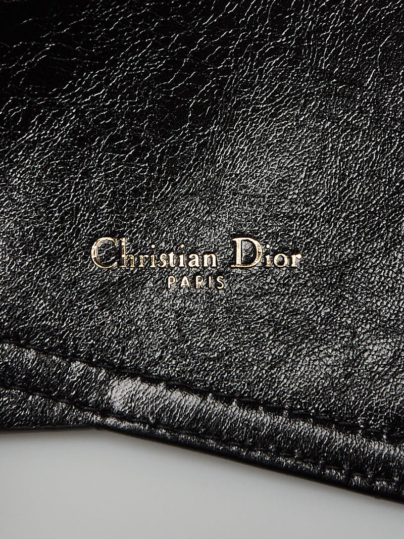 Christian Dior Crinkled Lambskin Saddle Belt