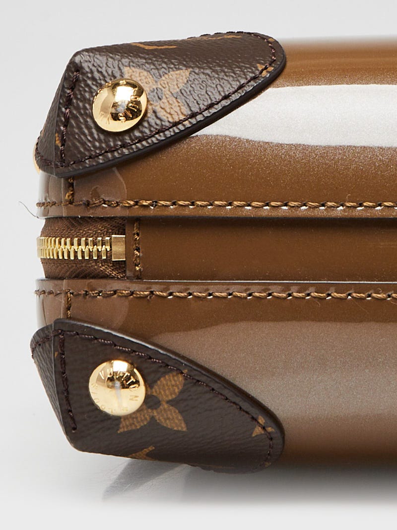 Louis Vuitton Bronze Vernis Leather Miroir Venice Crossbody Bag