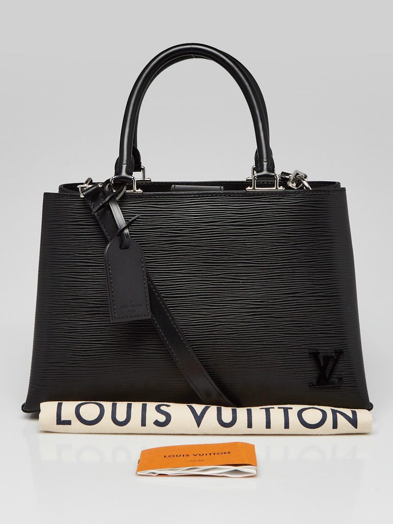 【ヴィンテージ】Rank:A☆LouisVuitton Epi Kleber トートバッグ Louis Vuitton Kleber Epi Leather Shoulder Bag in Black
