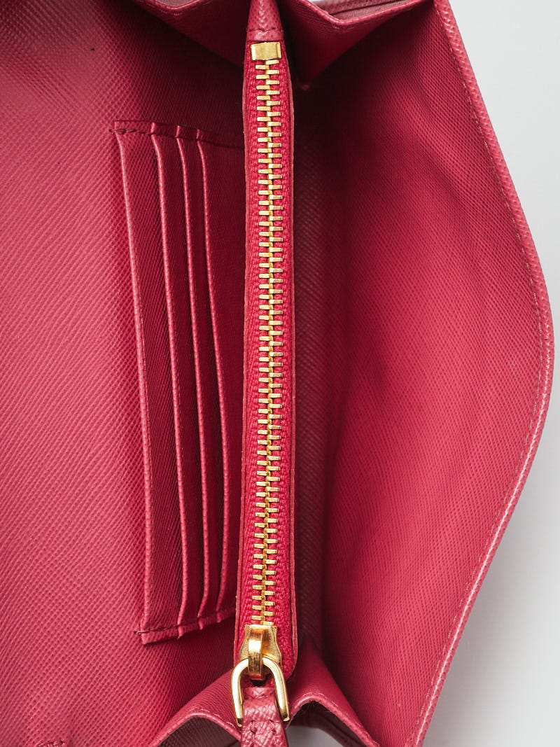 PRADA SAFFIANO キーケースPEONIA PRADA Saffiano Metal Zip Around Key Holder Peonia 1526676