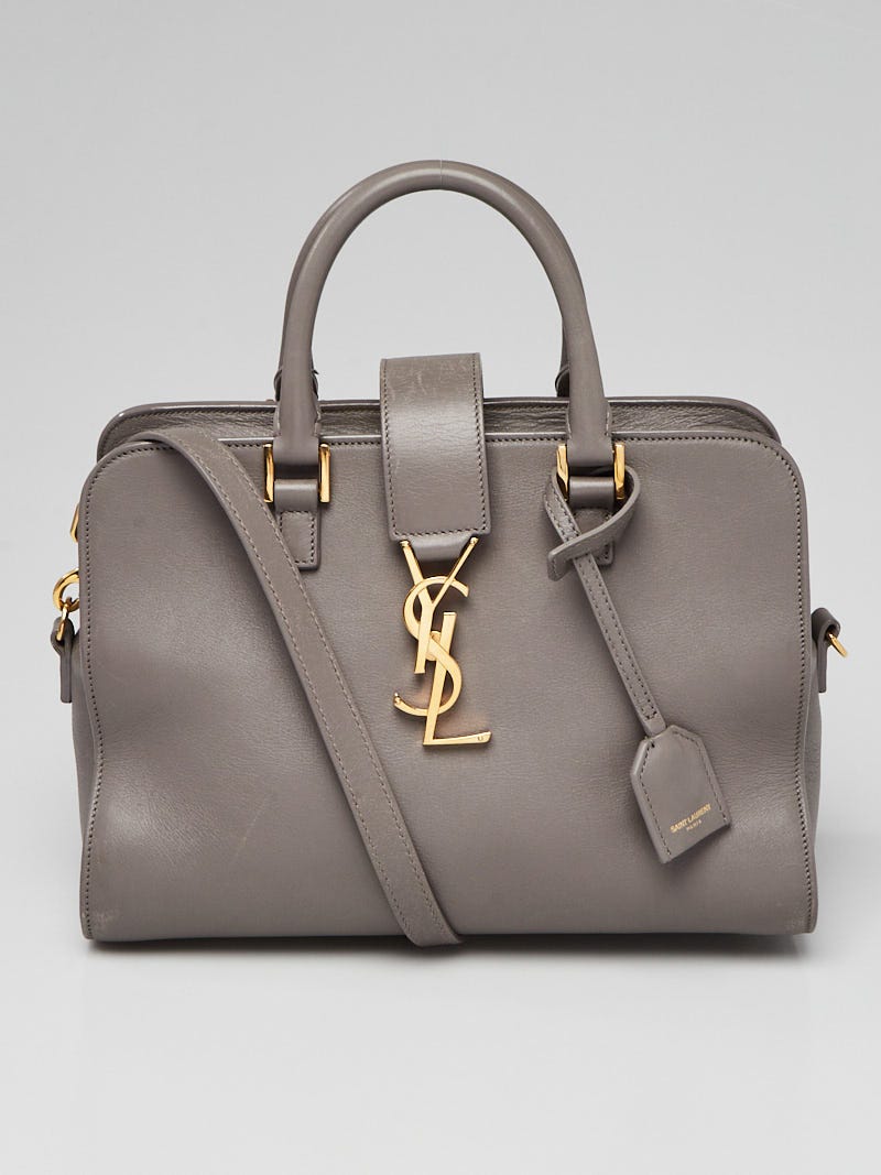 Saint Laurent Calfskin Monogram Cabas Downtown Small Satchel (SHF-1630 –  LuxeDH