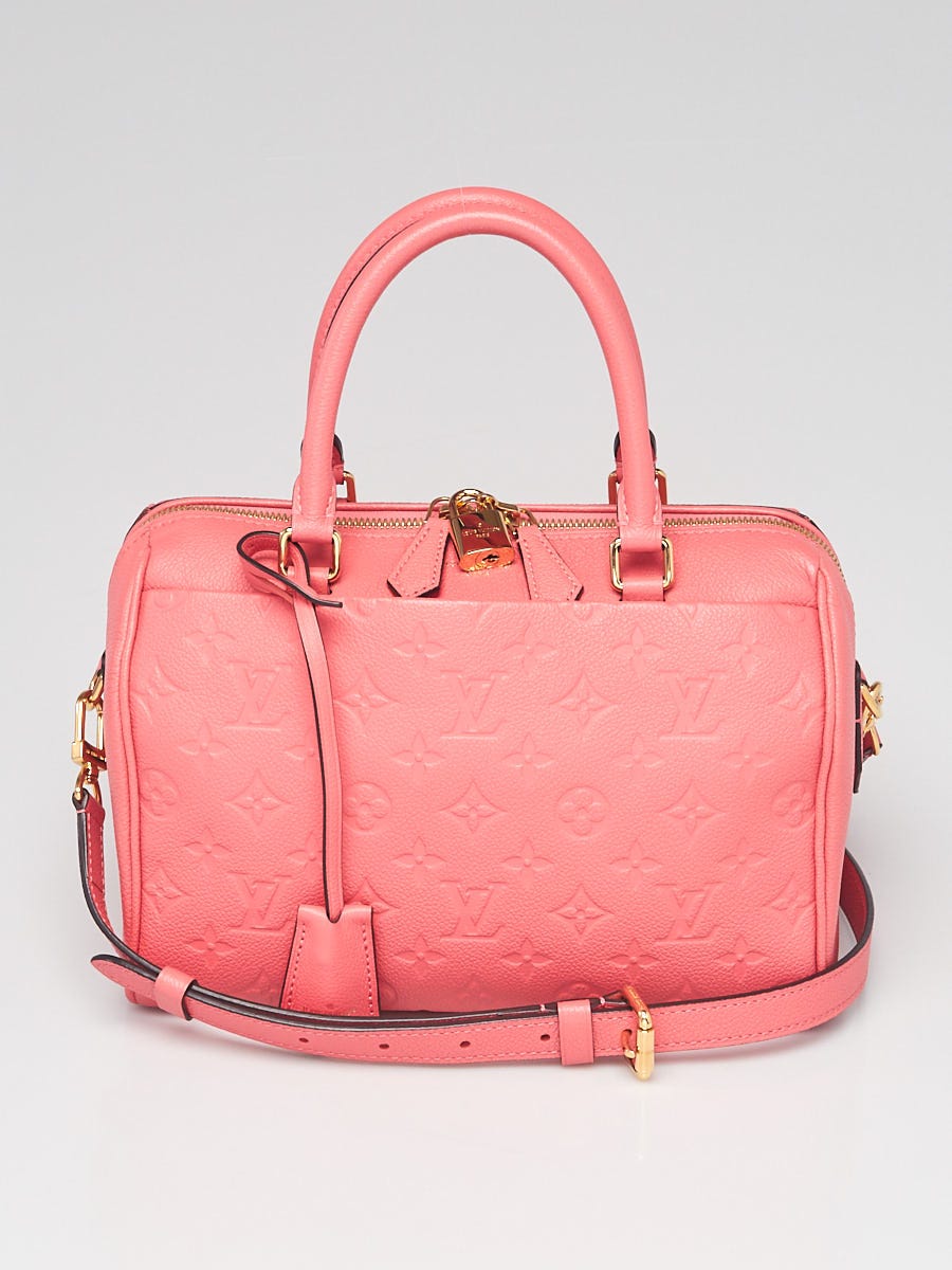 Louis Vuitton Blossom Monogram Empreinte Leather Speedy Bandouliere 25 Bag  - Yoogi's Closet