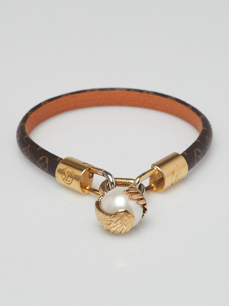 Louis Vuitton Canvas LV Tribute Charm Bracelet - Brass Charm