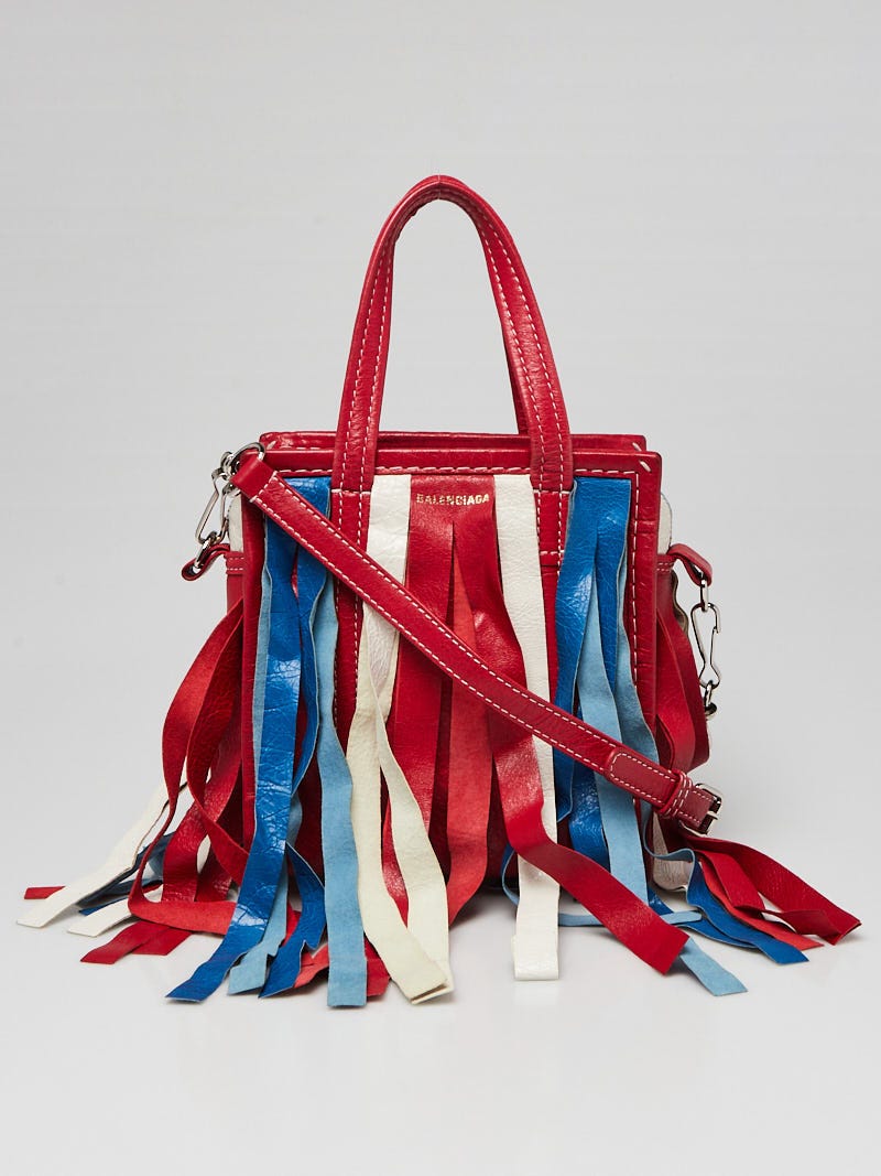 Balenciaga fringe online bag