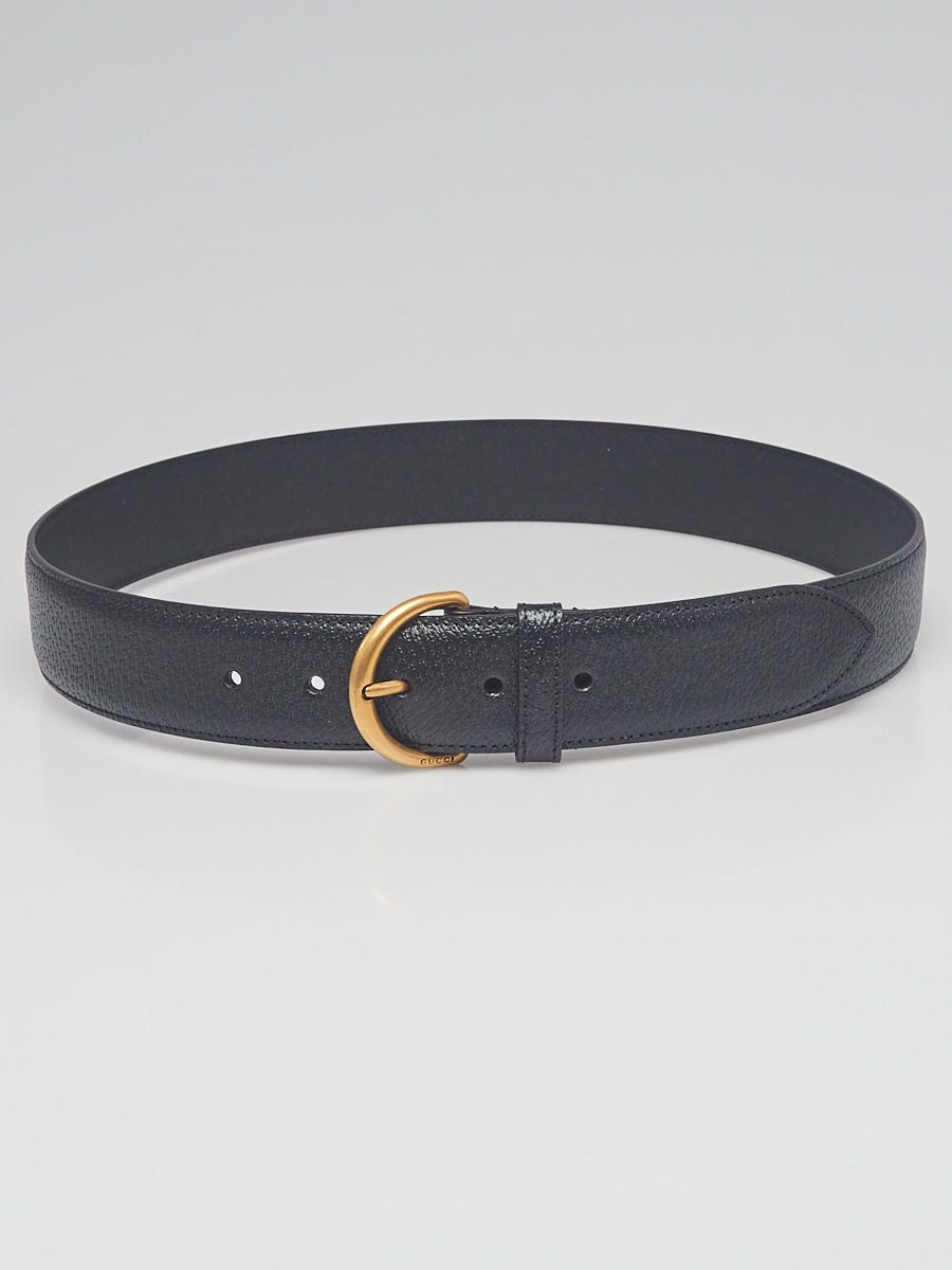 Leather belt Gucci Black size 90 cm in Leather - 27977852