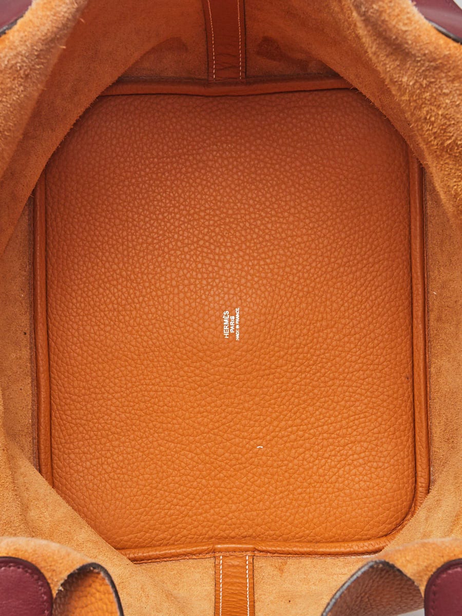 Hermes Garden Party Bordeaux Country Leather Bag