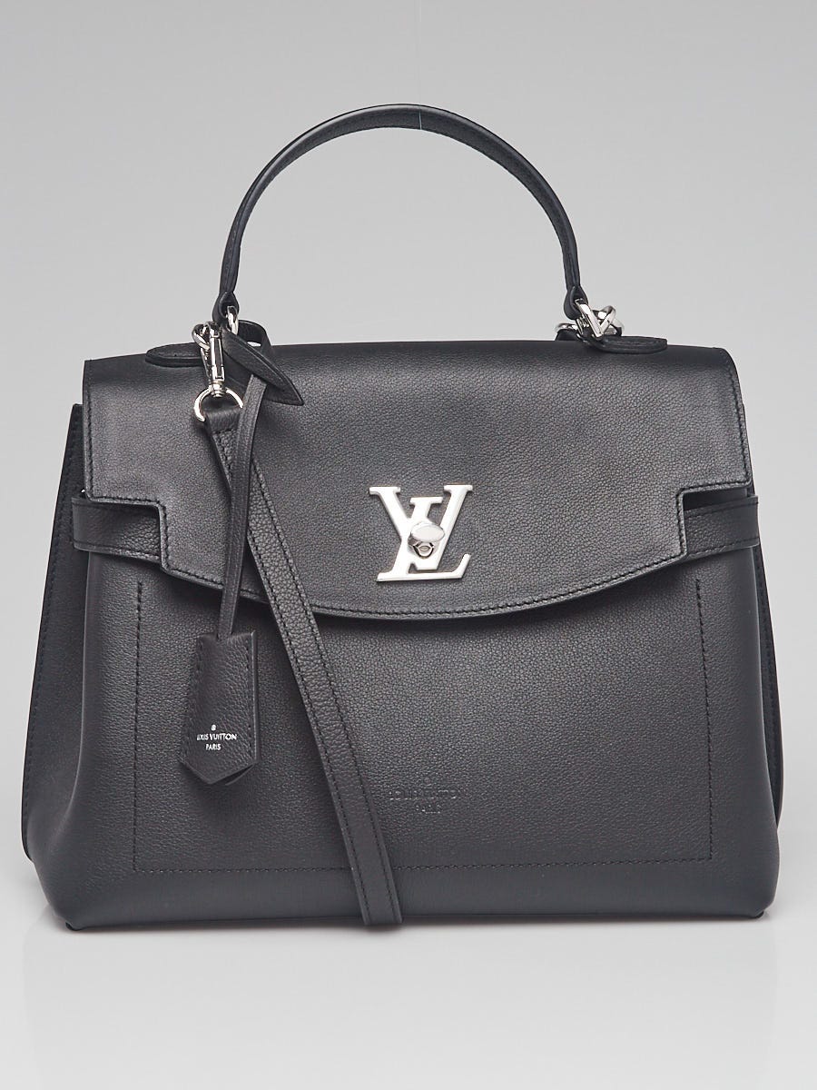Louis Vuitton White Plastic Leather Top Handle Satchel Kelly Style
