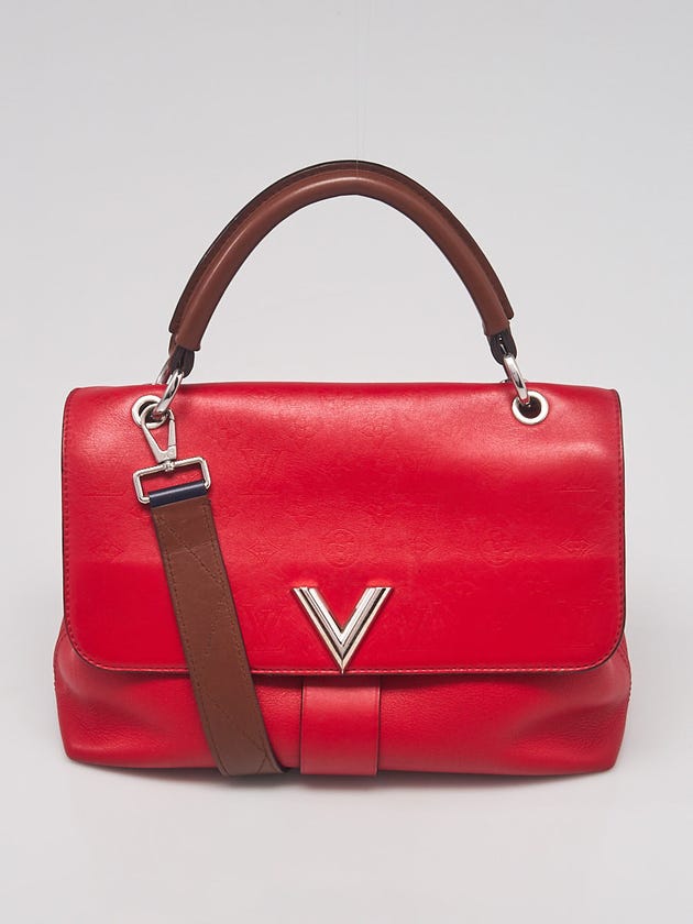 Louis Vuitton Red Monogram Leather Very One Handle Bag