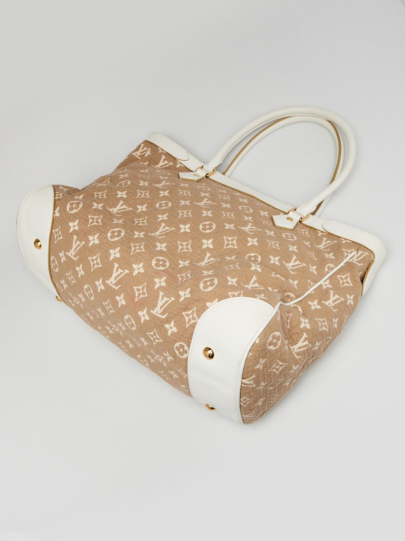 Louis Vuitton Limited Edition White Monogram Glitter Cabas GM Bag -  LabelCentric