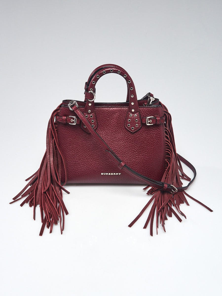 Burberry baby banner online leather bag