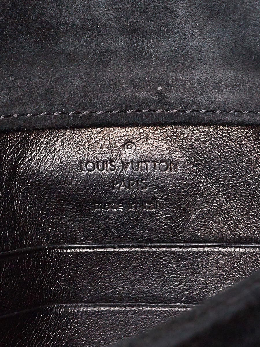 Louis Vuitton Black Suede & Leather Sofia Coppola Slim Clutch MM, Lot  #58325