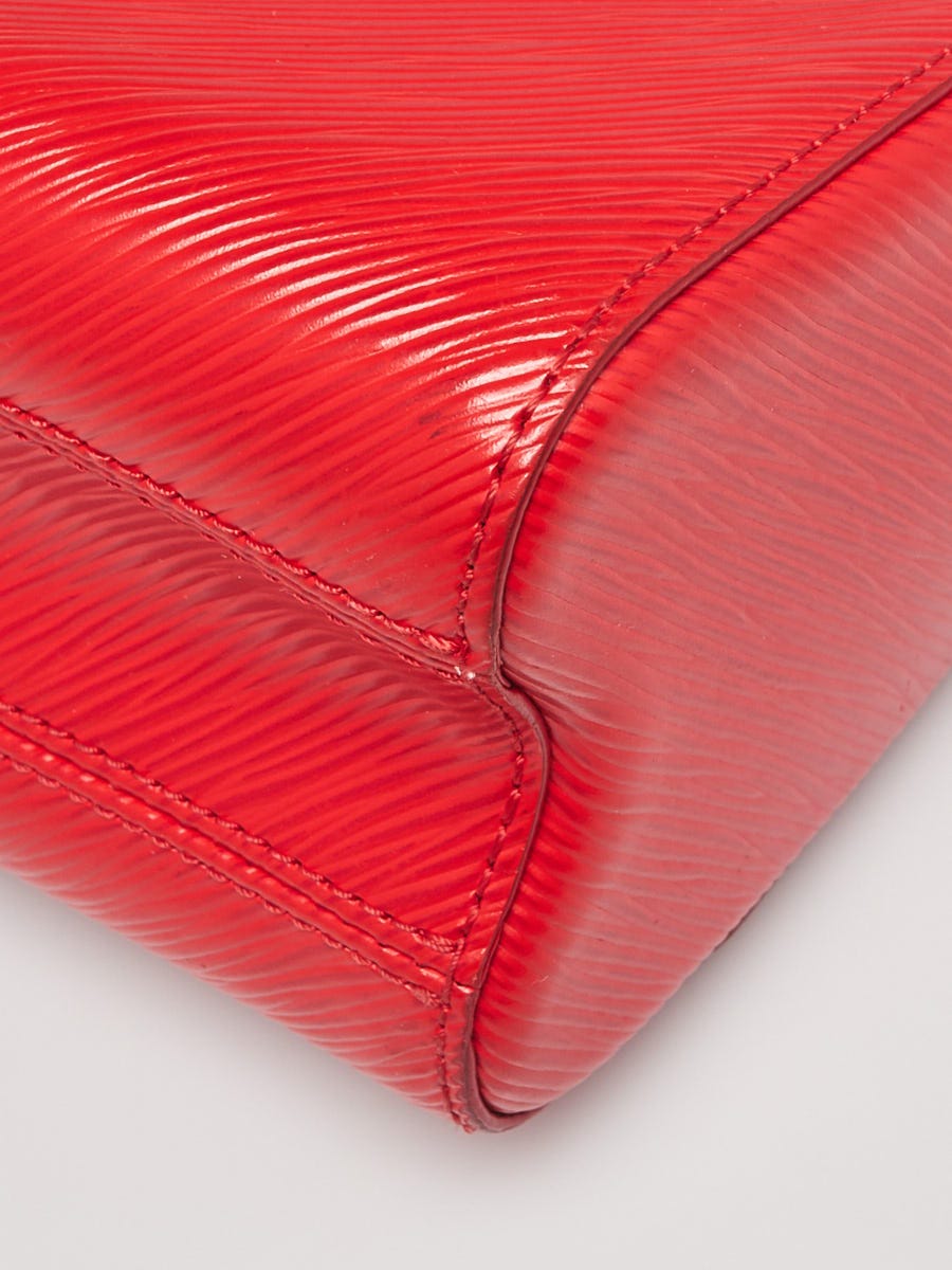 Louis Vuitton Red Epi Leather Buci Shoulder Bag - Yoogi's Closet