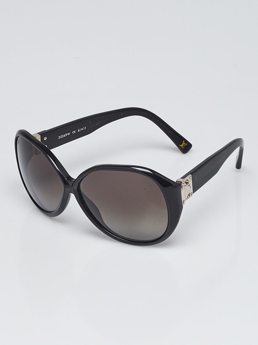 Louis Vuitton Black Speckling Acetate Frame Oversized Soupcon Sunglasses-Z0269W  - Yoogi's Closet