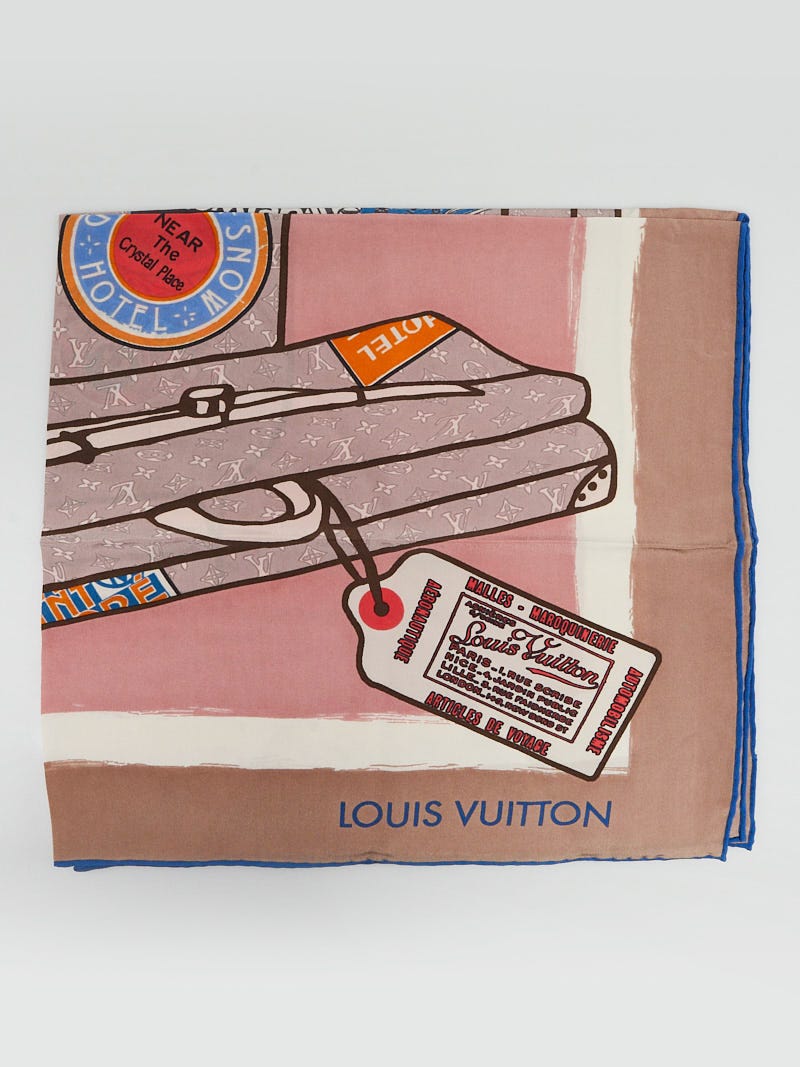 Louis VUITTON - Square in silk chiffon with a plane deco…