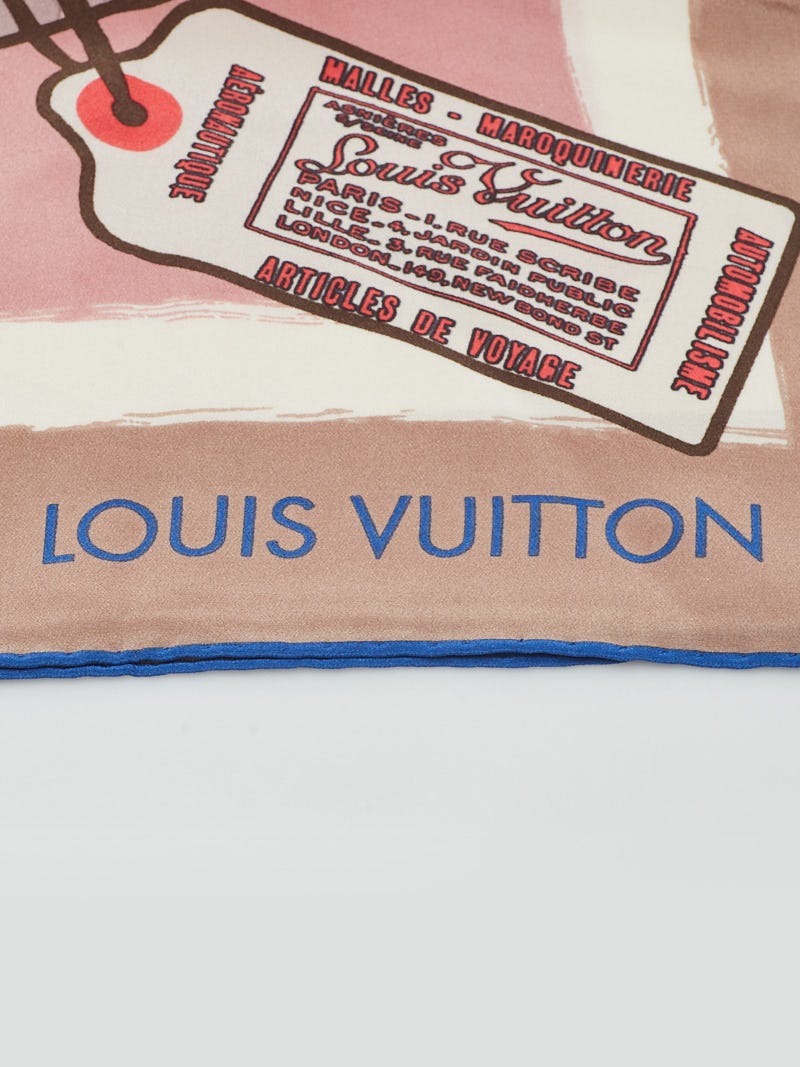 Louis VUITTON - Square in silk chiffon with a plane deco…