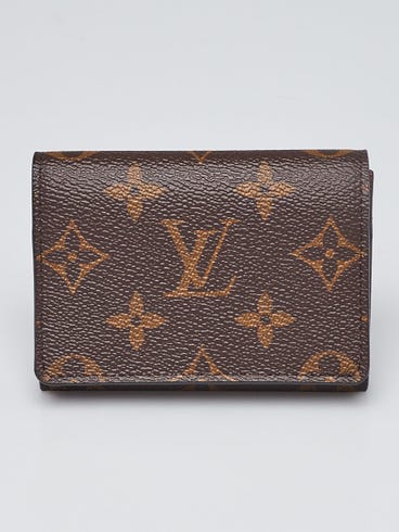 louis vuitton card sleeve M61733 Holder Monogram Armagnac(Brown) and 1 middle Louis Vuitton Monogram Canvas Envelope