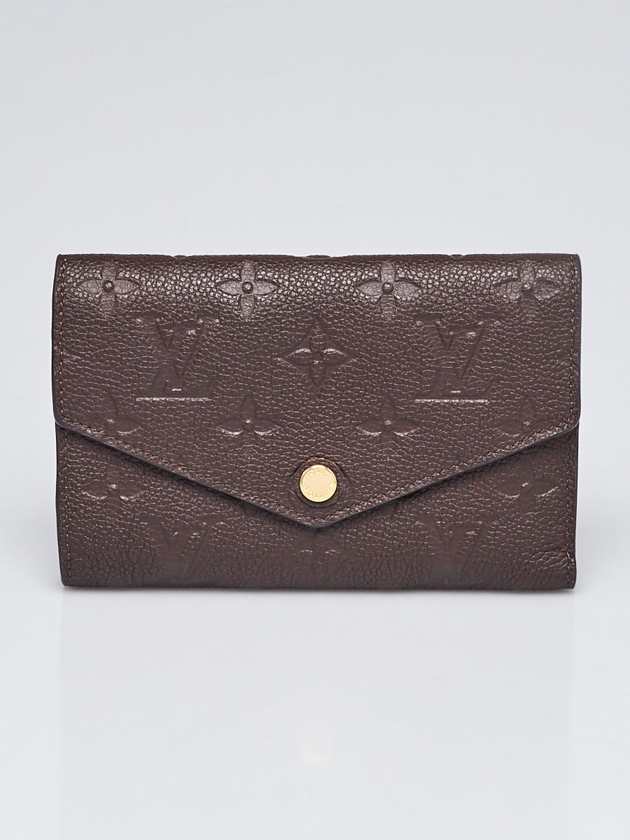 Louis Vuitton Terre Monogram Empreinte Leather Curieuse Wallet Louis Vuitton